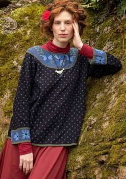 Cheap Gudrun Sjödén Pullover „Maria“ aus Bio-/Recycling-Baumwolle schwarz