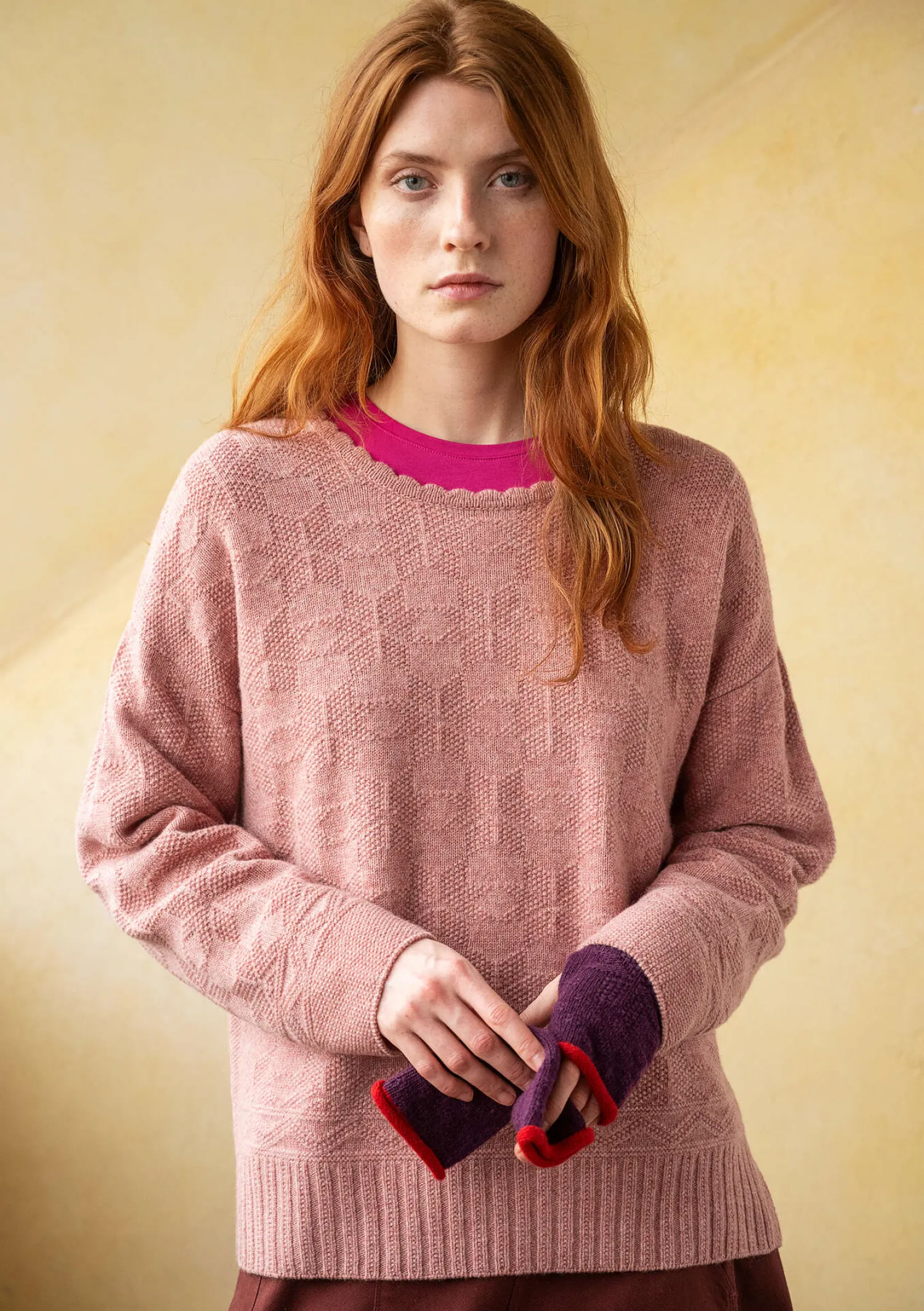 Clearance Gudrun Sjödén Pullover „Vega“ aus Lammwolle schwarz