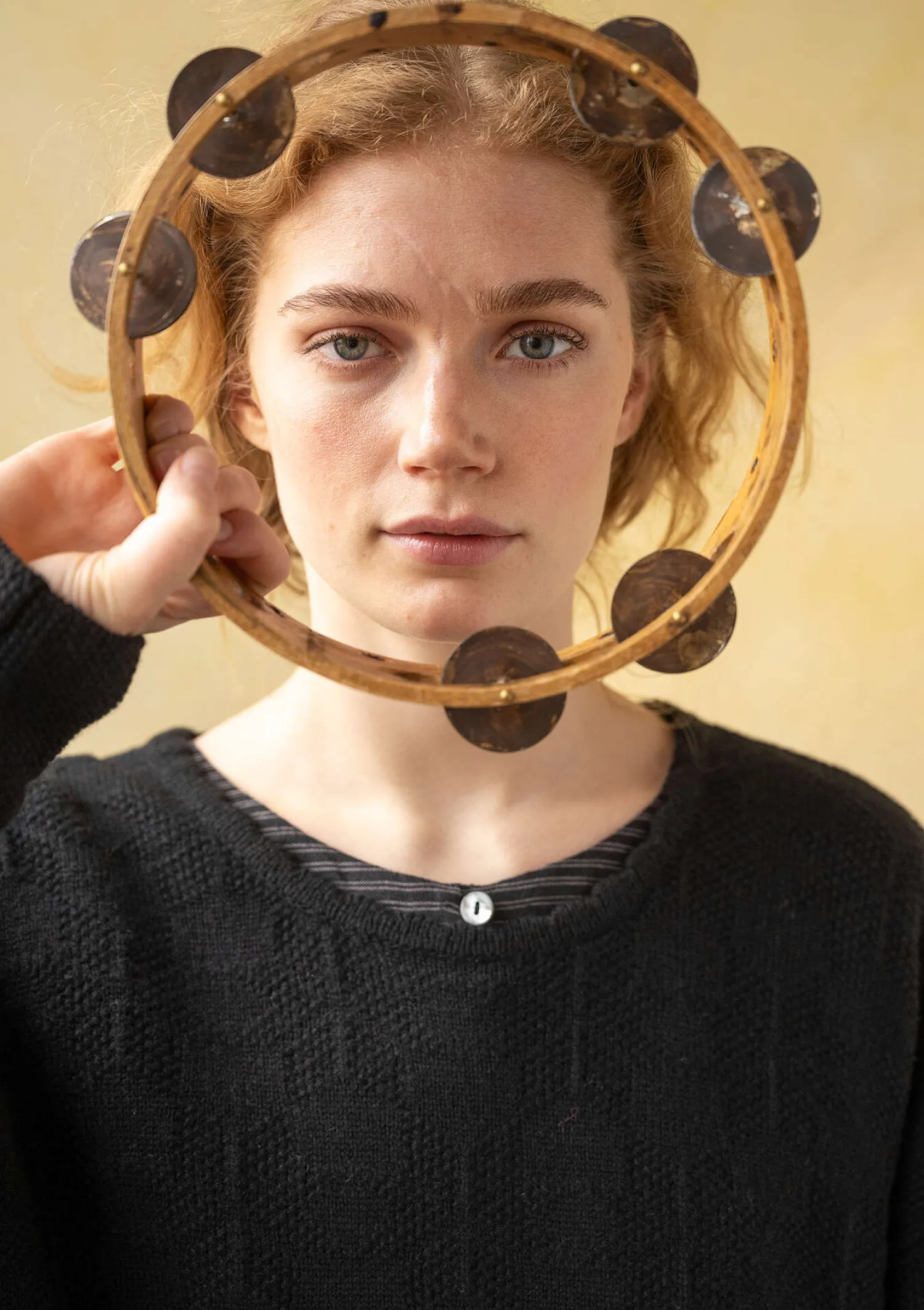Clearance Gudrun Sjödén Pullover „Vega“ aus Lammwolle schwarz