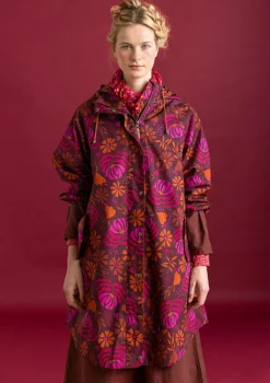 Store Gudrun Sjödén Regenjacke „Hedda“ aus Bio-Baumwollgewebe dunkelolive