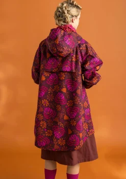 Store Gudrun Sjödén Regenjacke „Hedda“ aus Bio-Baumwollgewebe dunkelolive