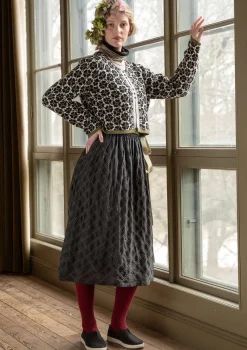 Cheap Gudrun Sjödén Rock „Helga“ aus Bio-Baumwollgewebe dunkelpetrol