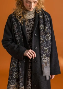 Outlet Gudrun Sjödén Schal „Astrid“ aus Wolle granatapfel