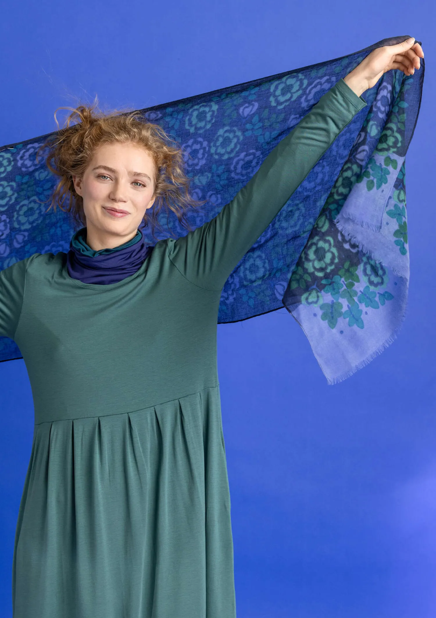Cheap Gudrun Sjödén Schal „Astrid“ aus Wolle schwarz