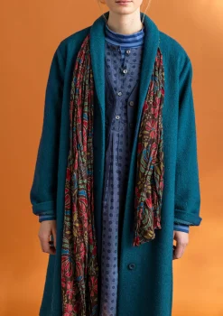 Best Sale Gudrun Sjödén Schal „Hedda“ aus Bio-Baumwolle schwarz