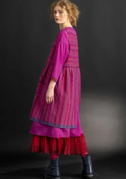 Sale Gudrun Sjödén Schürzenkleid „Ava“ aus Bio-Baumwollgewebe schwarz