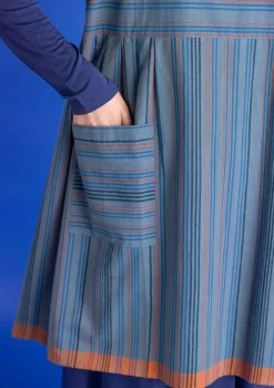 Best Gudrun Sjödén Schürzenkleid „Ava“ aus Bio-Baumwollgewebe schwarz
