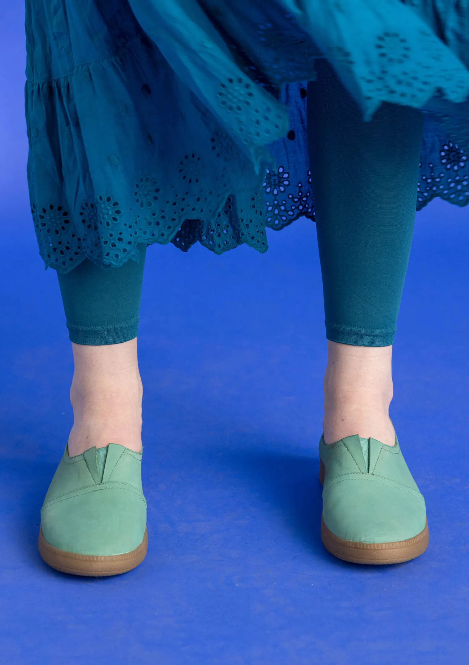 Sale Gudrun Sjödén Schuhe aus Nubukleder henna