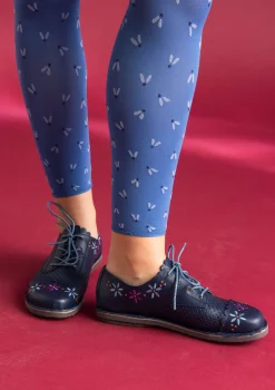 New Gudrun Sjödén Schuhe „Freja“ aus Nappaleder maulbeere