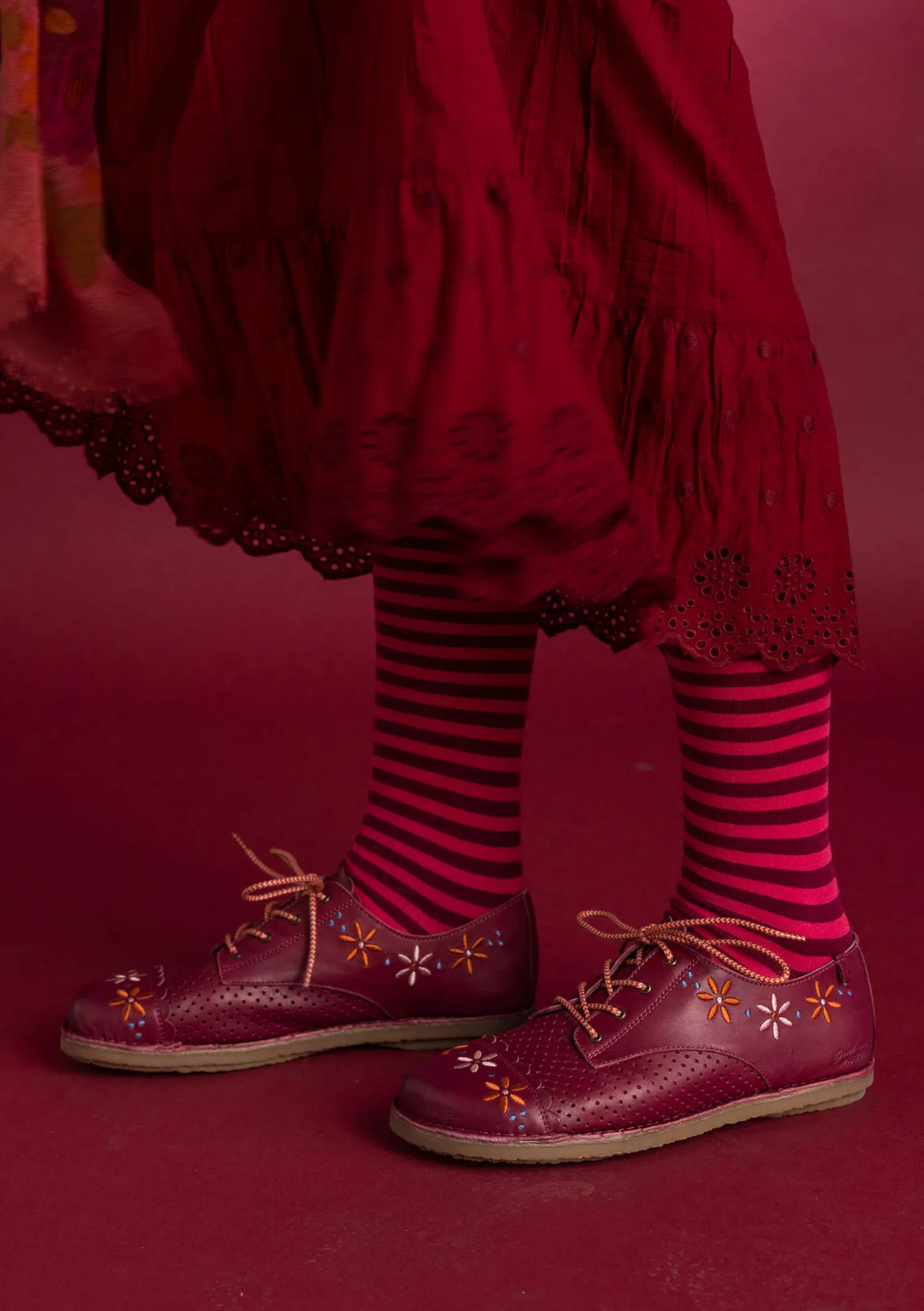 Fashion Gudrun Sjödén Schuhe „Freja“ aus Nappaleder dunkelindigo