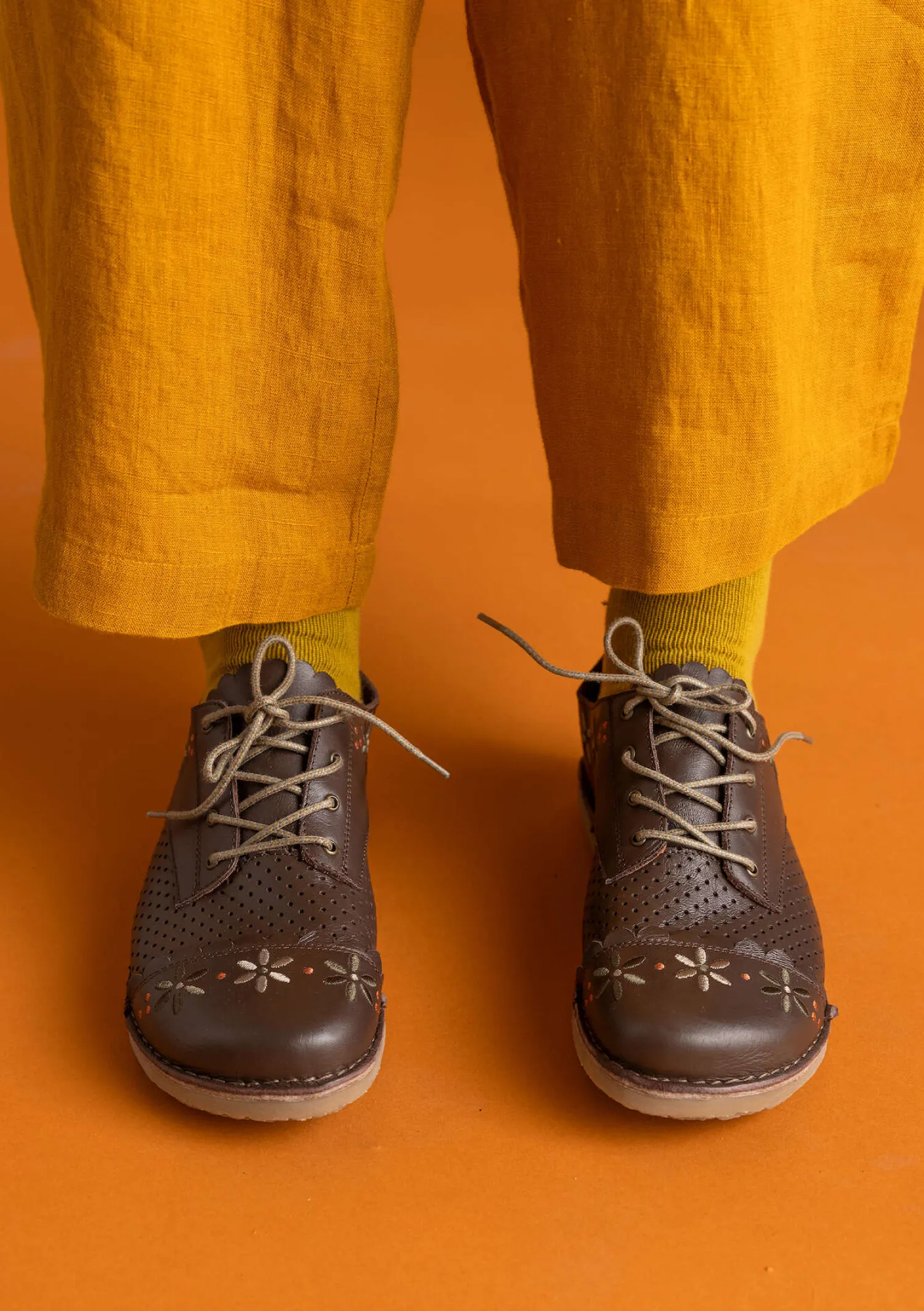 Fashion Gudrun Sjödén Schuhe „Freja“ aus Nappaleder dunkelindigo