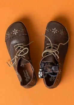 Best Gudrun Sjödén Schuhe „Freja“ aus Nappaleder maulbeere