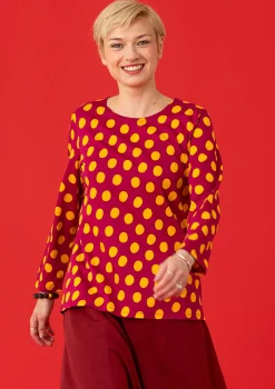 Shop Gudrun Sjödén Shirt „Mika“ aus Bio-Baumwolle/Modal lavarot-alpenveilchen