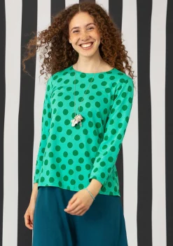 New Gudrun Sjödén Shirt „Mika“ aus Bio-Baumwolle/Modal schwarz-feder