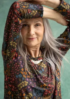 Best Sale Gudrun Sjödén Shirt „Ylfa“ aus Lyocell/Elasthan grafit