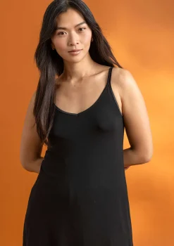 Shop Gudrun Sjödén Slipkleid aus Lyocell/Elasthan schwarz