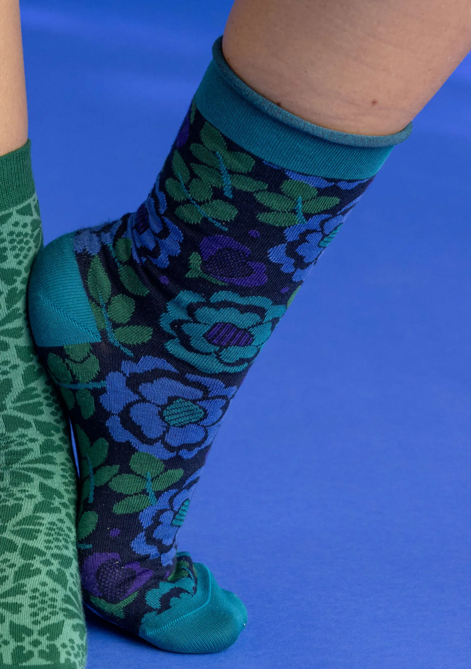 Flash Sale Gudrun Sjödén Socken „Astrid“ aus Bio-Baumwolle dunkelindigo