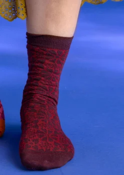 Cheap Gudrun Sjödén Socken „Freja“ aus Bio-Baumwolle schwarz