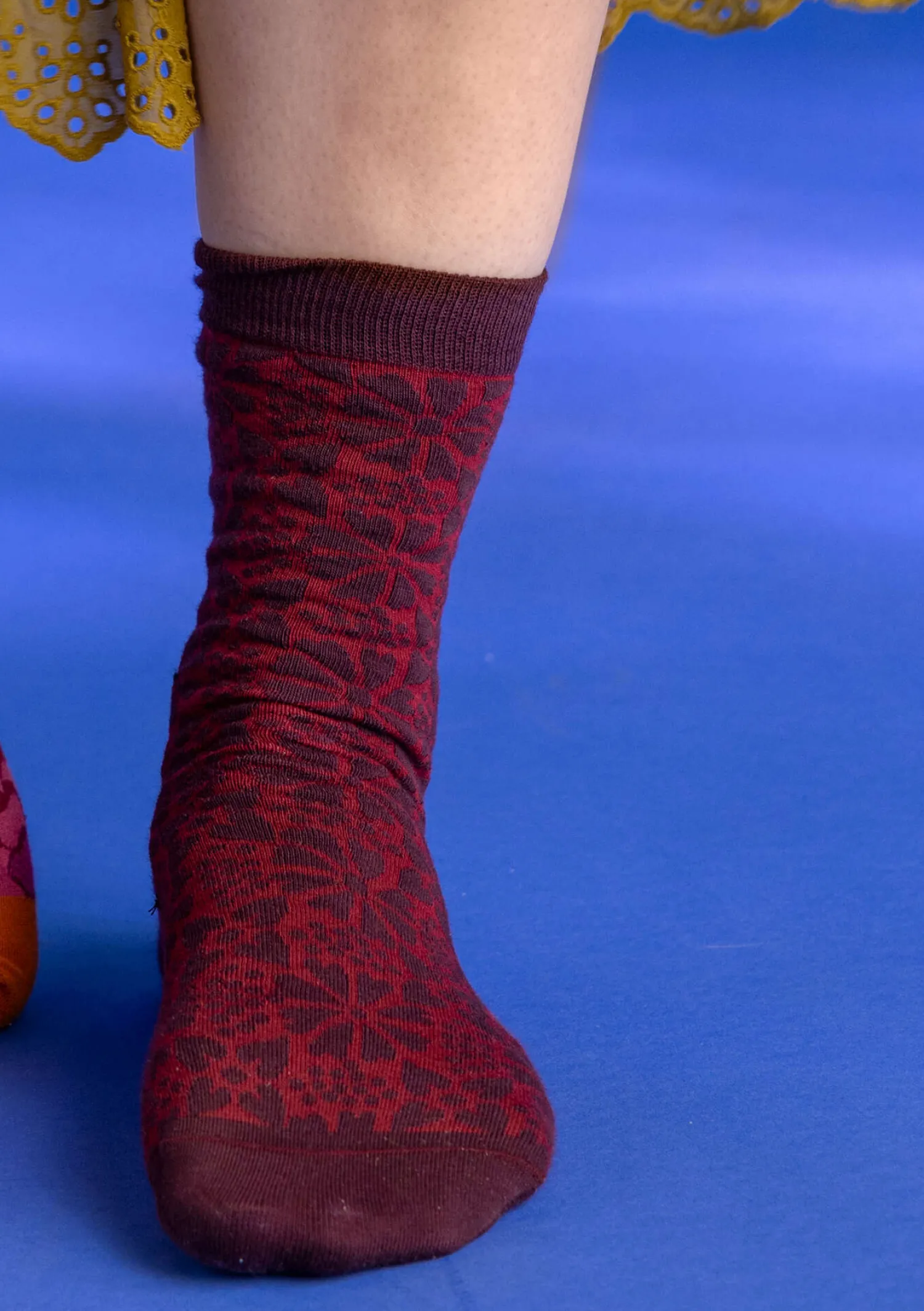 Best Gudrun Sjödén Socken „Freja“ aus Bio-Baumwolle malachit
