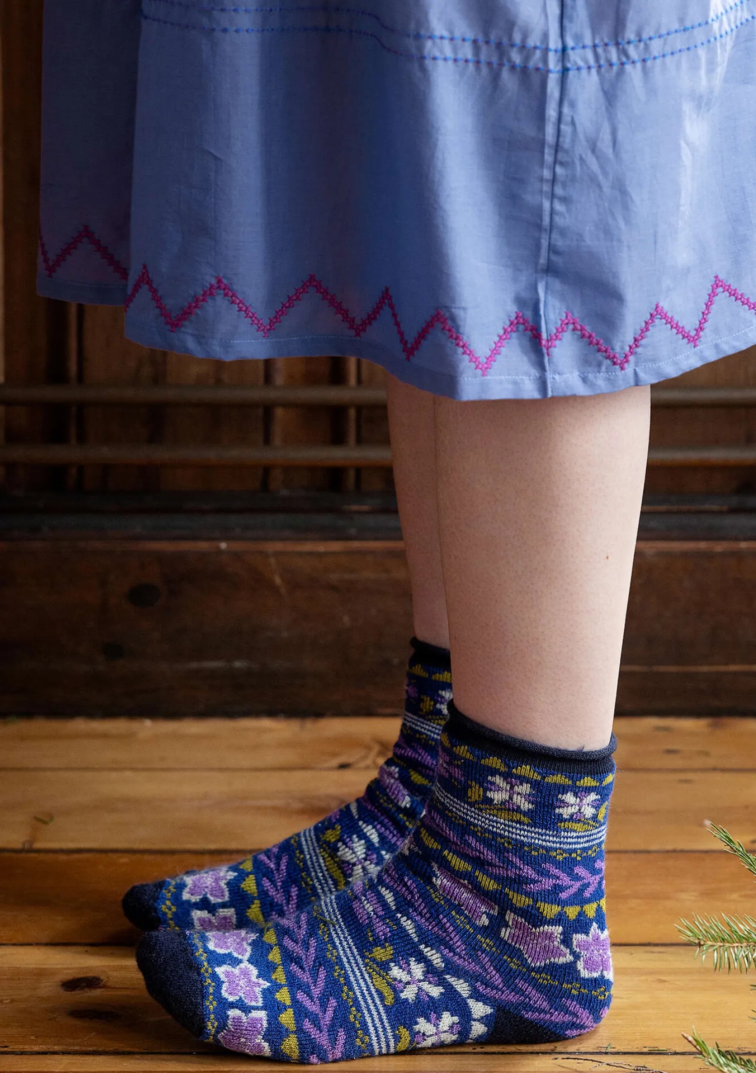 Cheap Gudrun Sjödén Socken „Twinkle“ aus Wollfrottee ungebleicht