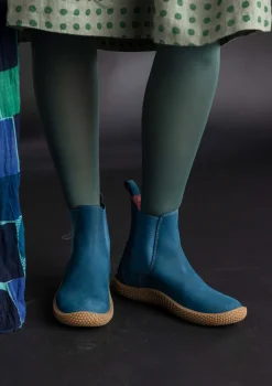 Store Gudrun Sjödén Stiefeletten aus Nubukleder petrol