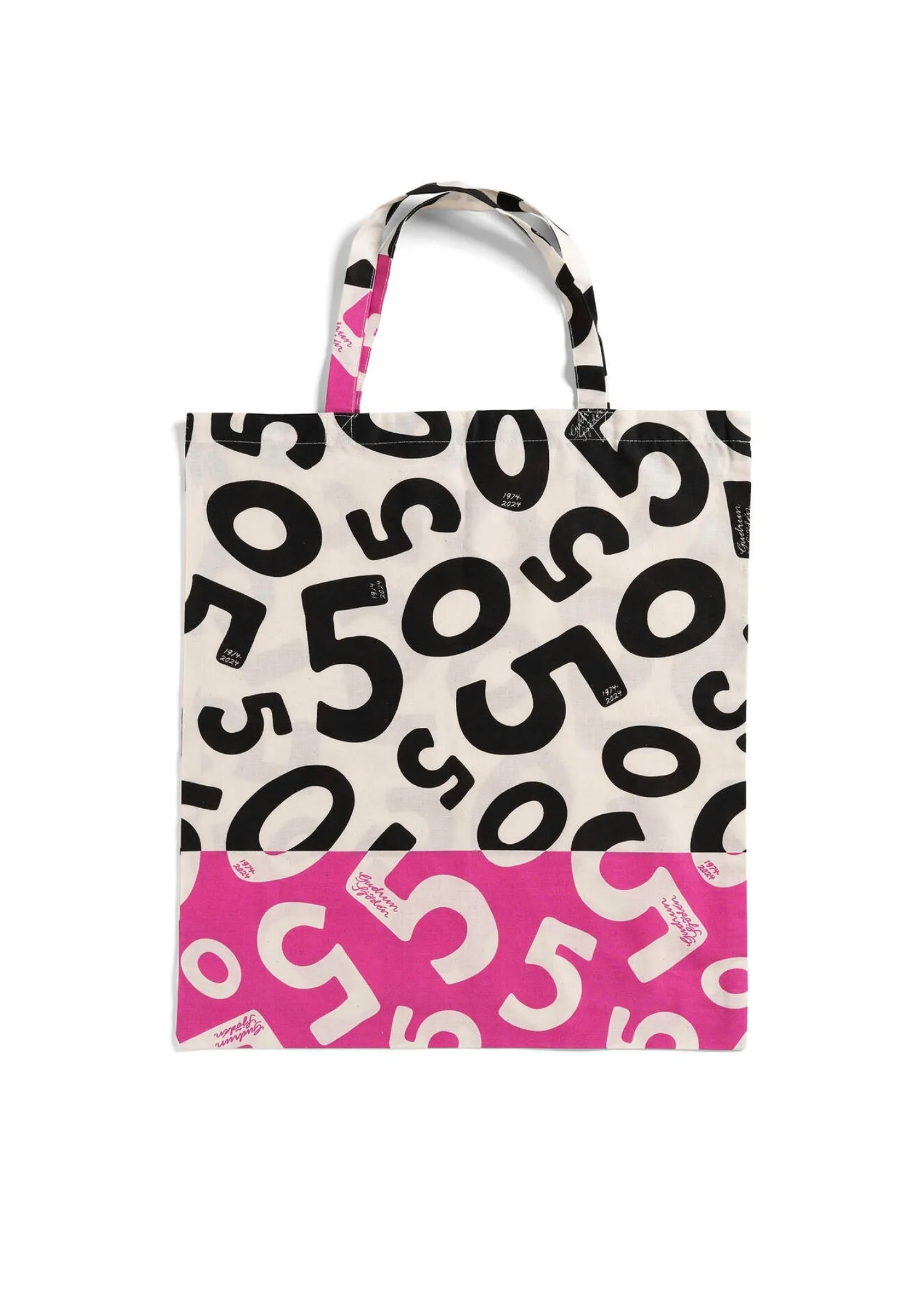 Fashion Gudrun Sjödén Stofftasche Größe M, aus Bio-Baumwolle schwarz