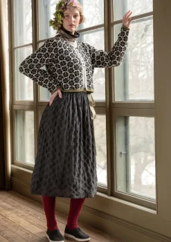 Discount Gudrun Sjödén Strickjacke „Anemone“ aus Bio-Wolle schwarz