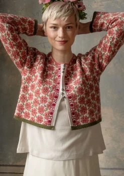 New Gudrun Sjödén Strickjacke „Anemone“ aus Bio-Wolle schwarz