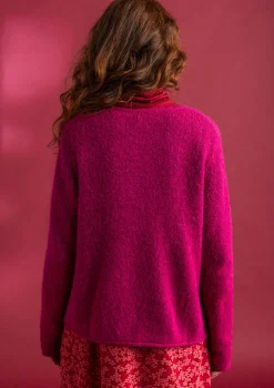 New Gudrun Sjödén Strickjacke aus Alpakagemisch dunkelaschgrau-melange