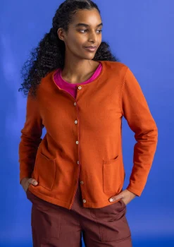 Cheap Gudrun Sjödén Strickjacke aus Bio-/Recycling-Baumwolle schwarz