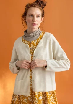 Sale Gudrun Sjödén Strickjacke aus Bio-Wolle malachit
