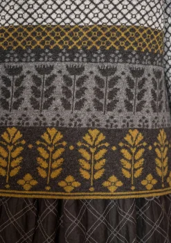 Best Sale Gudrun Sjödén Strickjacke „Edda“ aus Recycling-Wollgemisch dunkelaschgrau-melange