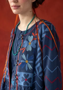 Best Gudrun Sjödén Strickjacke „Maria“ aus Bio-/Recycling-Baumwolle ocker