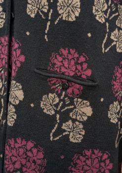 Best Gudrun Sjödén Strickjacke „Mårbacka“ aus Bio-/Recycling-Baumwolle flaschengrün