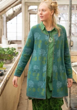 Hot Gudrun Sjödén Strickjacke „Mårbacka“ aus Bio-/Recycling-Baumwolle schwarz