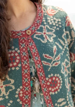 Cheap Gudrun Sjödén Strickjacke „Rashmi“ aus Bio-Baumwolle schwarzesKashish
