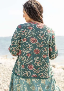 Hot Gudrun Sjödén Strickjacke „Rashmi“ aus Bio-Baumwolle schwarzesKashish