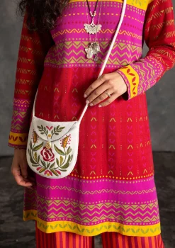 Shop Gudrun Sjödén Strickkleid „Kajsa“ aus Bio-/Recycling-Baumwolle teebaum