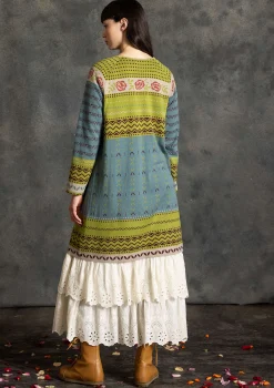 Best Gudrun Sjödén Strickkleid „Kajsa“ aus Bio-/Recycling-Baumwolle teebaum