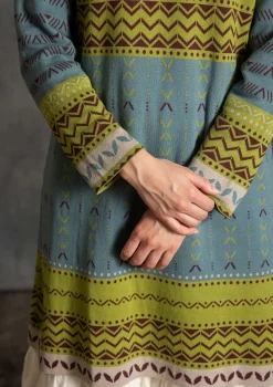 Online Gudrun Sjödén Strickkleid „Kajsa“ aus Bio-/Recycling-Baumwolle teebaum