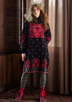 Shop Gudrun Sjödén Strickkleid „Stine“ aus Bio-/Recycling-Baumwolle thuja