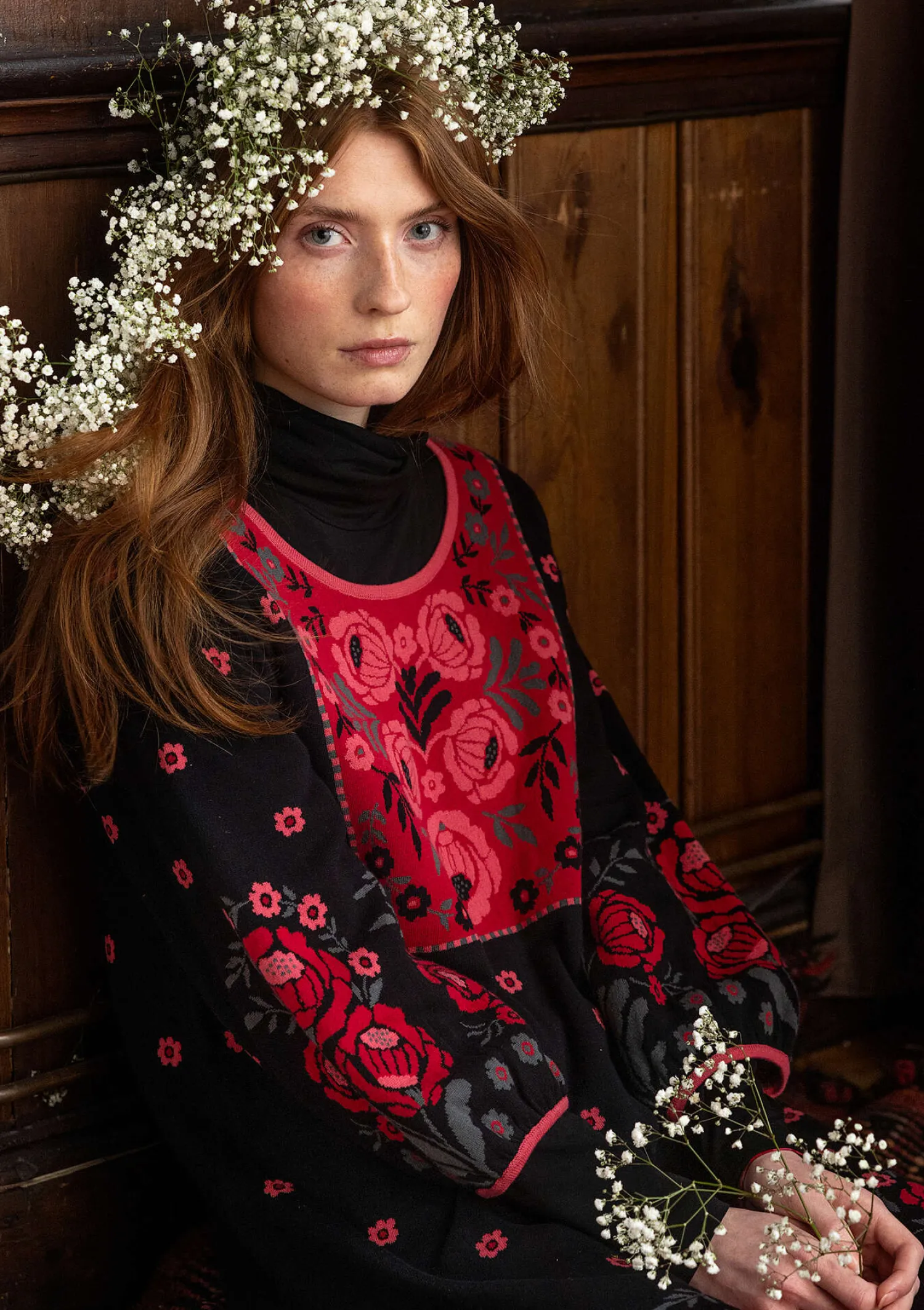 Shop Gudrun Sjödén Strickkleid „Stine“ aus Bio-/Recycling-Baumwolle thuja