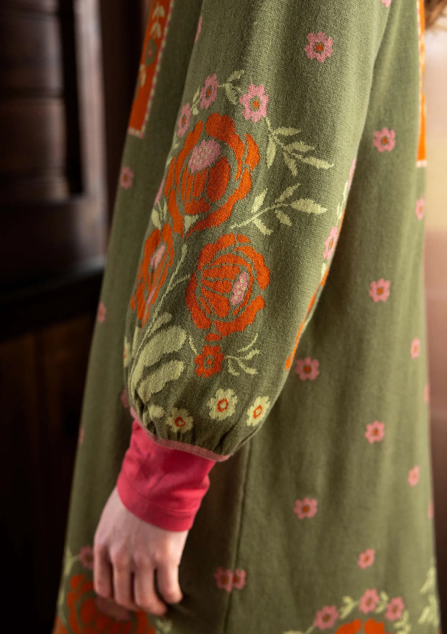 Best Gudrun Sjödén Strickkleid „Stine“ aus Bio-/Recycling-Baumwolle thuja