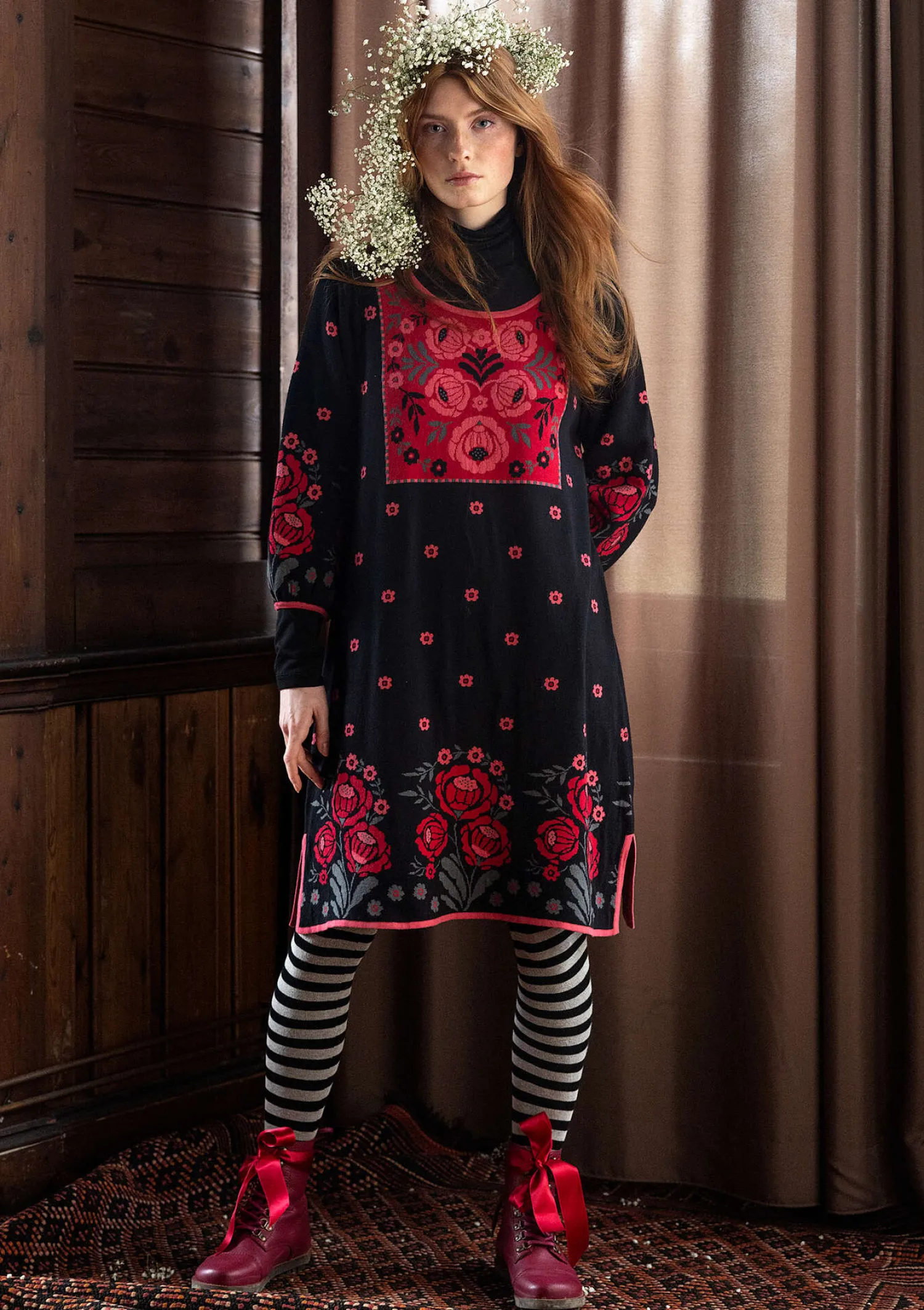 Online Gudrun Sjödén Strickkleid „Stine“ aus Bio-/Recycling-Baumwolle thuja