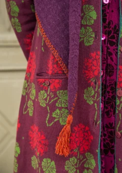Fashion Gudrun Sjödén Strickschal aus Lammwolle/ Recycling-Wolle schwarz
