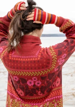 Best Sale Gudrun Sjödén Stricktunika „Borealis“ aus Bio- und Recycling-Baumwolle/Wolle hellsalbei