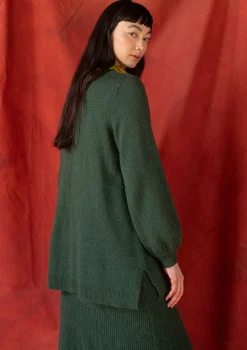 New Gudrun Sjödén Stricktunika „Vinternatt“ aus Bio- und Recycling-Baumwolle/Alpakawollgemisch tomate