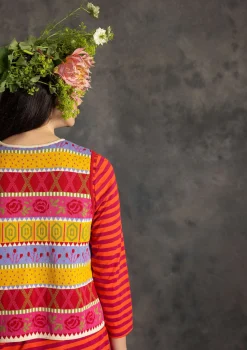 Best Sale Gudrun Sjödén Strickweste „Klara“ aus Bio-/Recycling-Baumwolle rapsfeld
