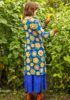 Cheap Gudrun Sjödén Trikotkleid „Sunflower“ aus Lyocell/Elasthan moosgrün