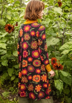 Cheap Gudrun Sjödén Trikotkleid „Sunflower“ aus Lyocell/Elasthan schwarz